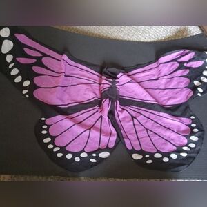 Purple butterfly wings